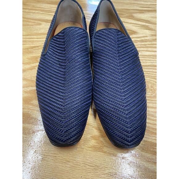 Christian Louboutin Dandelion Loafer Men's 8 Blue Slip On Low Top Almond Toe B36 - Picture 5 of 9